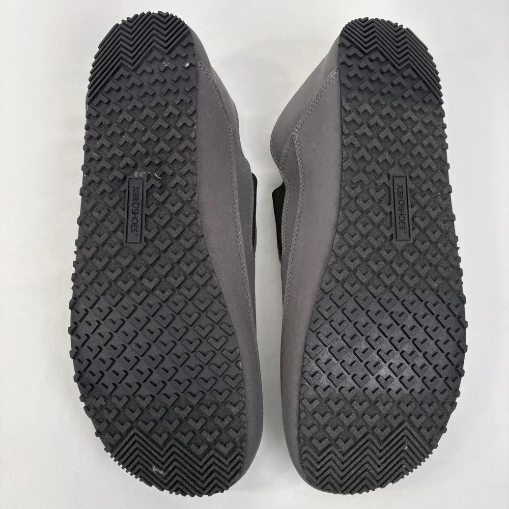 Xero Shoes Men's Sunrise Grey Minimalist Barefoot Slip On Casual Shoes Size 14